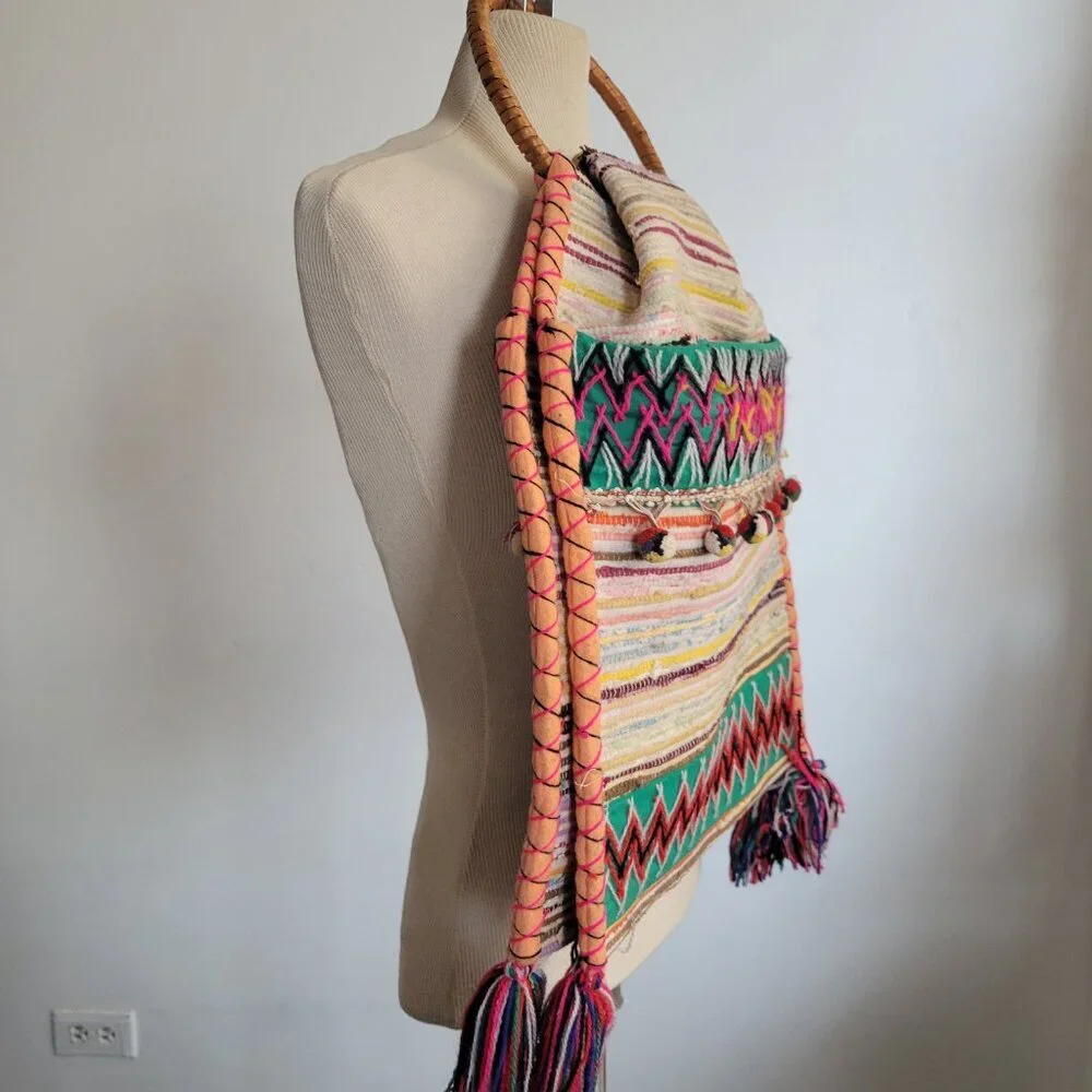 India Banjara Handcrafted Woven Boho Handbag